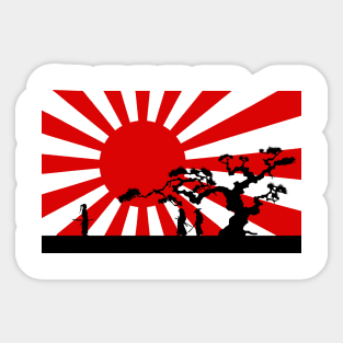 Samurai fight Sticker